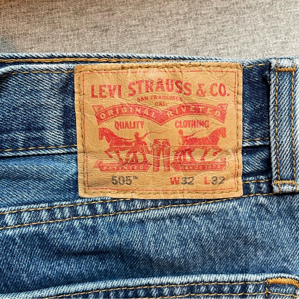 Levi's 505s Classic Straight Blue Jeans